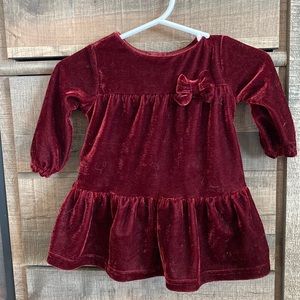 Just one you Red Velvet Dress